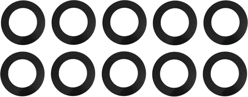 Miniatura 7 de Anillos de plástico de 10 pulgadas, anillo de luz empotrado para luces de lata, accesorio de iluminación multicolor en blanco o negro