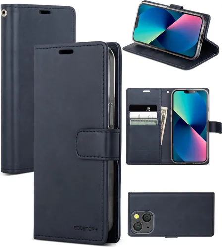 Miniatura 16 de GOOSPERY Blue Moon Wallet para Samsung Galaxy Note 10 Case (2019) Funda de cuero con tapa (Negro)