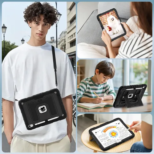 Miniatura 4 de WESOROL Funda para iPad A16 11ª Generación 11 Pulgadas (2025) iPad 10ª Generación 10.9 Pulgadas (2022), Fundas i Pad A16 Grado Militar Resistente a