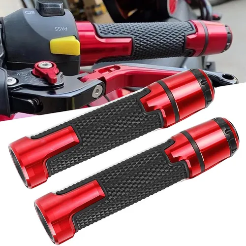 Miniatura 8 de 22mm 7/8" Set de Puntas de Empuñadura de Manillar de Motocicleta para Ninja 400 650R Z900 Z650 Z750 Z800 Z400 Z1000 ZX6R ZX10R ER6N - Negro Grip