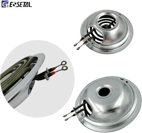 Miniatura 5 de MP21YA - Kit de repuesto para quemador eléctrico con 4 bandejas de goteo W10290350 W10290353 compatible con Whirpool Electric Range Stove Top