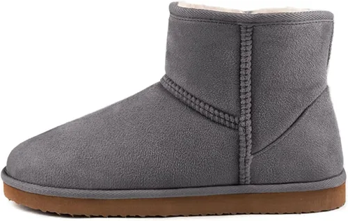 Miniatura 2 de Zizor Pantuflas cortas acogedoras para mujer, cálidas, de invierno, con forro mullido