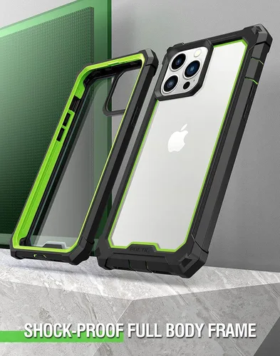 Miniatura 8 de Poetic Guardian Series - Funda diseñada para iPhone 13 Pro Max de 6.7 pulgadas, híbrida de cuerpo completo, a prueba de golpes, con protector
