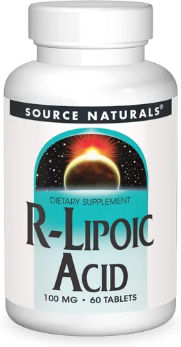 Miniatura 8 de Source Naturals Ácido R-lipoico 100 mg, 30 tabletas