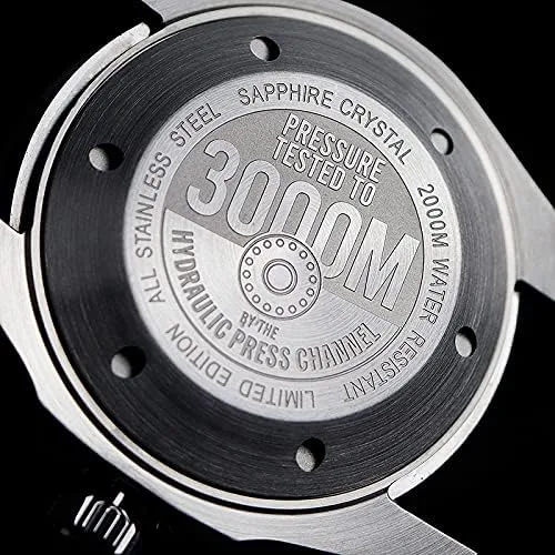Miniatura 5 de Cronos reloj de buceo automático acero inoxidable zafiro cristal 3,280.8ft resistencia al agua profesional relojes buceador