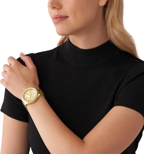 Miniatura 5 de Michael Kors Whitney - Reloj de acero inoxidable con detalles ostentosos