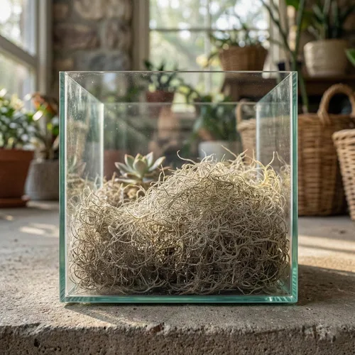 Miniatura 5 de Royal Imports Musgo español natural preservado, trozos sueltos triturados secos frescos, bolsa de 8 onzas