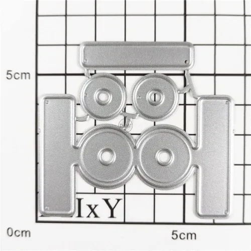 Miniatura 3 de DzIxY Bonitas notas de clip redondas troqueles de corte de metal para hacer tarjetas, juegos de troqueles de papel para grabar, álbum, plantillas 2