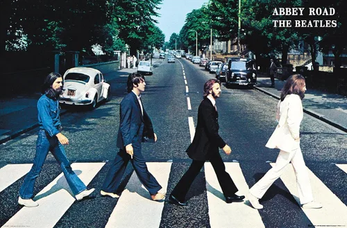 Miniatura 15 de Trends International Beatles-Abbey Road - Póster de pared, 22.375 x 34 pulgadas, versión sin marco, dormitorio