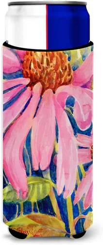 Miniatura 43 de Caroline's Treasures 6015LITERK Flower – Bird of Paradise Botella de vino Hugger Botella Enfriador de Frigorífico Hugger Funda Abrazadora Lavable a