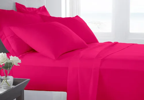 Miniatura 7 de Juego de ropa de cama de lujo de 4 piezas, 800 hilos, 100% algodón ultra suave, color negro, juego de ropa de cama transpirable de algodón de fibra