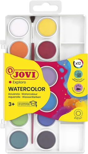 Miniatura 8 de Jovi 800/6, estuche para acuarela, multicolor, 6 unidades (paquete de 1)