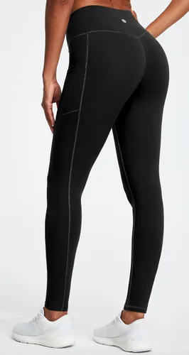 Miniatura 2 de Heathyoga - Pantalones de yoga para mujer, leggings con bolsillos para mujer, pantalones de yoga de cintura alta con bolsillos, leggings