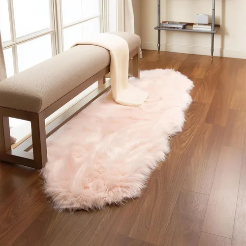 Miniatura 25 de Super Area Rugs - Alfombra de piel de oveja suave y esponjosa Gris oscuro