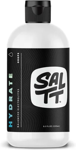 SALTT Hydrate - Gotas de electrolitos - Dietas Keto - Ayuno intermitente - Apoyo inmunológico - Sin gluten y azúcar - Paleo - Minerales de sodio,