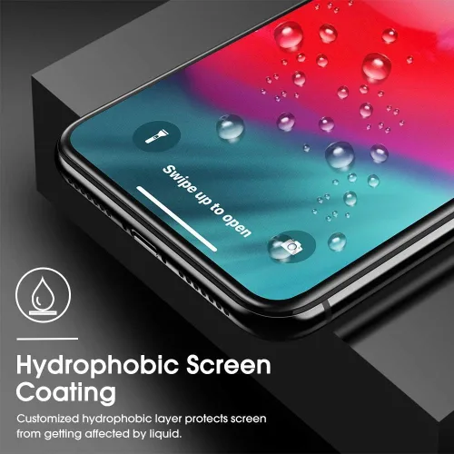 Miniatura 7 de Johncase [Paquete de 2 protectores de pantalla de vidrio templado de alta calidad de cobertura completa 3D 9H de 0.012 in, compatible con fundas]