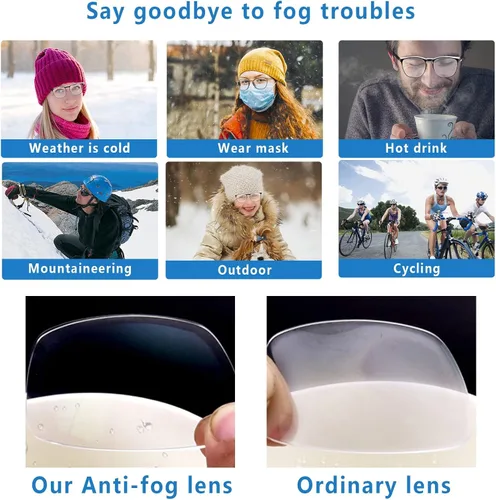 Miniatura 2 de SQIMZAR - Lentes de seguridad para mujeres, para enfermeras, lentes protectores, lentes de seguridad antivaho