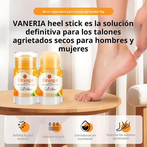 Miniatura 3 de Tender Crema hidratante para pies, parafina líquida y aceite de oliva para talones secos y agrietados, 1.41 onzas (naranja)