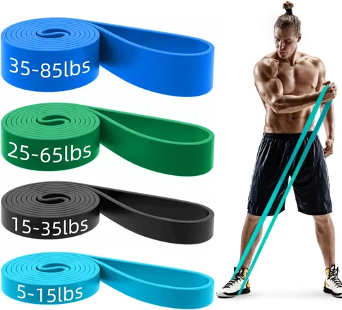 Miniatura 12 de Pull Up Bands, Resistance Bands Set, Exercise Workout Bands for Men & Women, Ideal for Body Stretching, Physical Therapy and Muscle Training