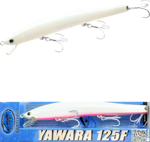Miniatura 9 de LUCKY CRAFT FlashMinnow 125 YAWARA, señuelos de pesca de agua salada, accesorios y equipo de pesca de surf Jerkbait, señuelos de pesca de fletán