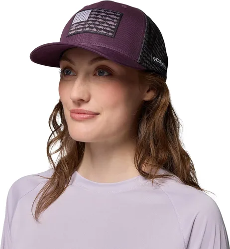 Miniatura 39 de Columbia - Gorra de malla con bandera con árboles unisex para adultos, corona alta