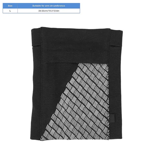 Miniatura 5 de Brazalete deportivo para teléfono, protector negro, adecuado para varios deportes, material ultraligero, diseño reflectante para visibilidad