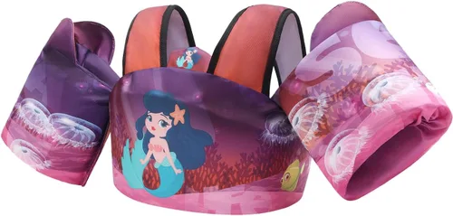 Miniatura 11 de Chaleco de natación para bebés para aprender a nadar, chaqueta de ayuda de natación para bebés de 2, 3, 4, 5 y 6 años, alas de agua para el brazo