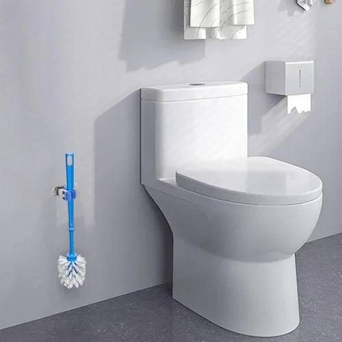 Miniatura 8 de Soporte para escobas de montaje en pared, soporte para trapeador montado en la pared, colgador de escoba de acero inoxidable, estante