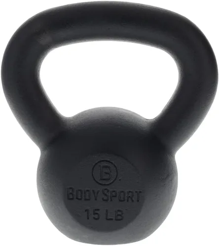 Miniatura 9 de Body Sport Pesa rusa de hierro fundido: equipo profesional de entrenamiento con pesas para entrenamientos en casa y gimnasio