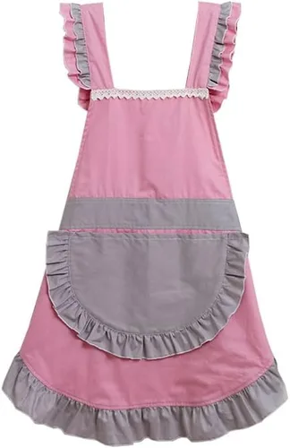 Miniatura 15 de Pañuelo con estampado floral, encantador, vintage, divertido, delantales para mujeres, niñas, pastel, jardín, pintura, delantales, diadema Delantal 7