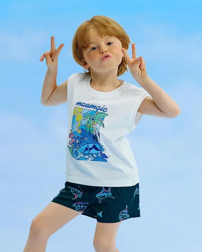 Miniatura 77 de maamgic Traje de baño para niños con forro de compresión elástico para niño