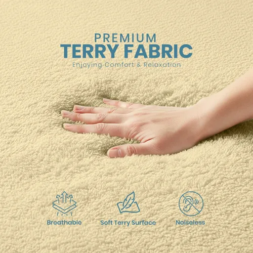 Miniatura 2 de Utopia Bedding – Protector impermeable de colchón tamaño individual, funda de colchón de terry premium de 200 GSM, transpirable, estilo ajustado