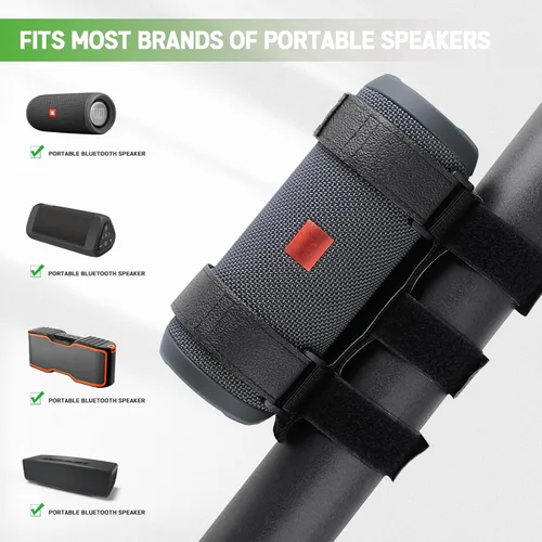 Miniatura 6 de Xislet Soporte de altavoz portátil compatible con accesorios de carrito de golf, carrito de club, EZGO, bicicleta, moto, cuatrimoto, cuatrimoto