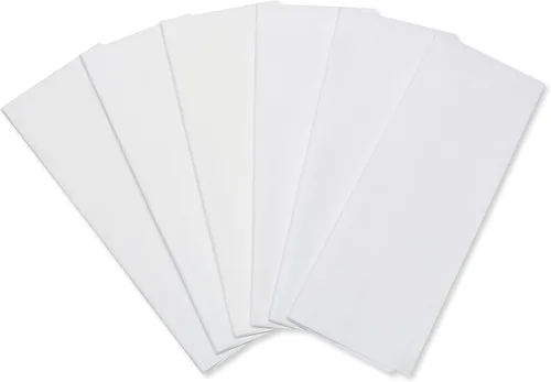 American Greetings 50 hojas de papel de seda blanco de 20 x 20 pulgadas para cumpleaños, bolsas de regalo, bricolaje, manualidades y vacaciones