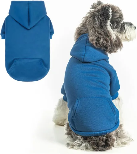 Miniatura 44 de SCENEREAL Sudadera de seguridad con capucha para perros grandes, medianos y pequeños, para niños y niñas, disfraz de perro suave con agujero para #1