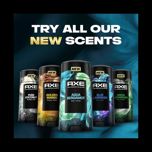 Miniatura 9 de AXE Fine Fragrance Collection Desodorante en barra Aqua Bergamota, 4 unidades, protección contra olores 48H infundida con aceites esenciales