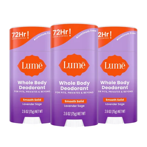 Miniatura 14 de Lume Desodorante para Todo el Cuerpo - Barra Sólida Suave - Control de Olor de 72 Horas - Sin Aluminio, Sin Bicarbonato de Sodio y Seguro