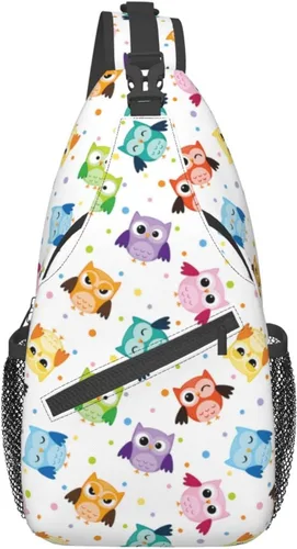 SURERUIM Mochila ligera para el pecho, mochila cruzada para hombres y mujeres, linda mochila para gimnasio, deportes, viajes, senderismo, Fondo
