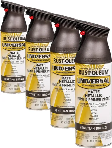 Miniatura 38 de Rust-Oleum 245197 Pintura en aerosol universal para todas las superficies, 12 onzas, negro satinado