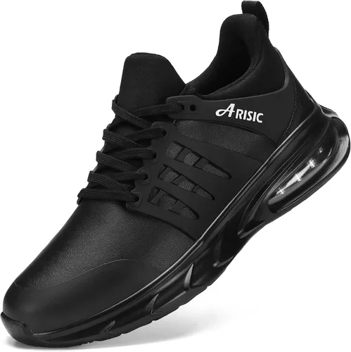 ARISIC Zapatos de trabajo antideslizantes para hombres, zapatillas de deporte impermeables para restaurante para hombres, zapatos Trabajo Comfort