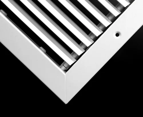Miniatura 2 de HVAC Premium Rejilla de retorno de barra fija de 6 x 6 pulgadas - Estructura de acero - Aspecto elegante y acabado resistente
