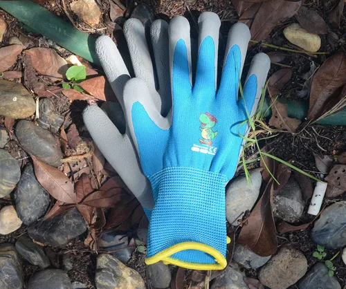 Miniatura 3 de KDK - Guantes de jardín para niños de 5 a 7 años, guantes de trabajo en el jardín para niños pequeños, jóvenes, niñas, niños, guante de goma suave