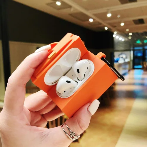 Miniatura 6 de Funda Compatible con AirPods 1/2, Funda de Bolso Mini Creativa de Moda para Niñas, Elegante Funda de Carga de Protección de Auriculares Inalámbricos