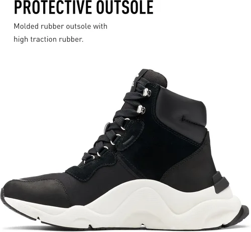 Miniatura 4 de Sorel Botas Kinetic RNEGD Conquest para mujer, botas de invierno de cuero impermeables