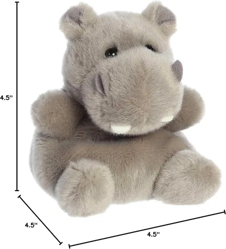 Miniatura 6 de Aurora Adorable Palm Pals Hunk Hippo - Juego de bolsillo - Diversión coleccionable - Gris 5 pulgadas