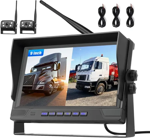 Miniatura 14 de Cámara de respaldo para camión, automóvil, IP68, impermeable, visión nocturna, líneas de rejilla para automóviles, caravanas, camiones, tractores