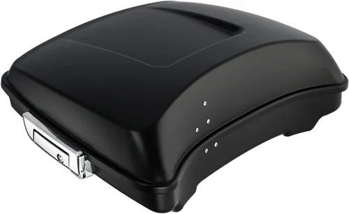 Miniatura 24 de XMT-MOTO King Tour Trunk + almohadilla de respaldo envolvente+estante de montaje negro+accesorios de acoplamiento para Harley Touring Road King Road