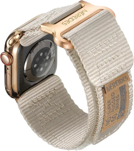 Miniatura 50 de Nereides Compatible con Correa de Apple Watch Ultra 3/2/1, Correa Deportiva de Nylon con Diseño Tejido para 49 mm (L, Negro)