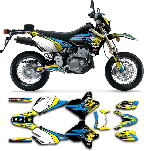 Miniatura 59 de Kit de calcomanías personalizadas para Suzuki DRZ400 E / DRZ400 Enduro / DRZ400E / DR-Z400E / DRZ400 EN 1999-2024, SZDRSE9919003-KO