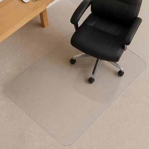 Miniatura 9 de Tapete para silla de oficina para suelo de madera dura, 36 x 48 pulgadas, antideslizante, tapete para silla rodante, protector de suelo resistente